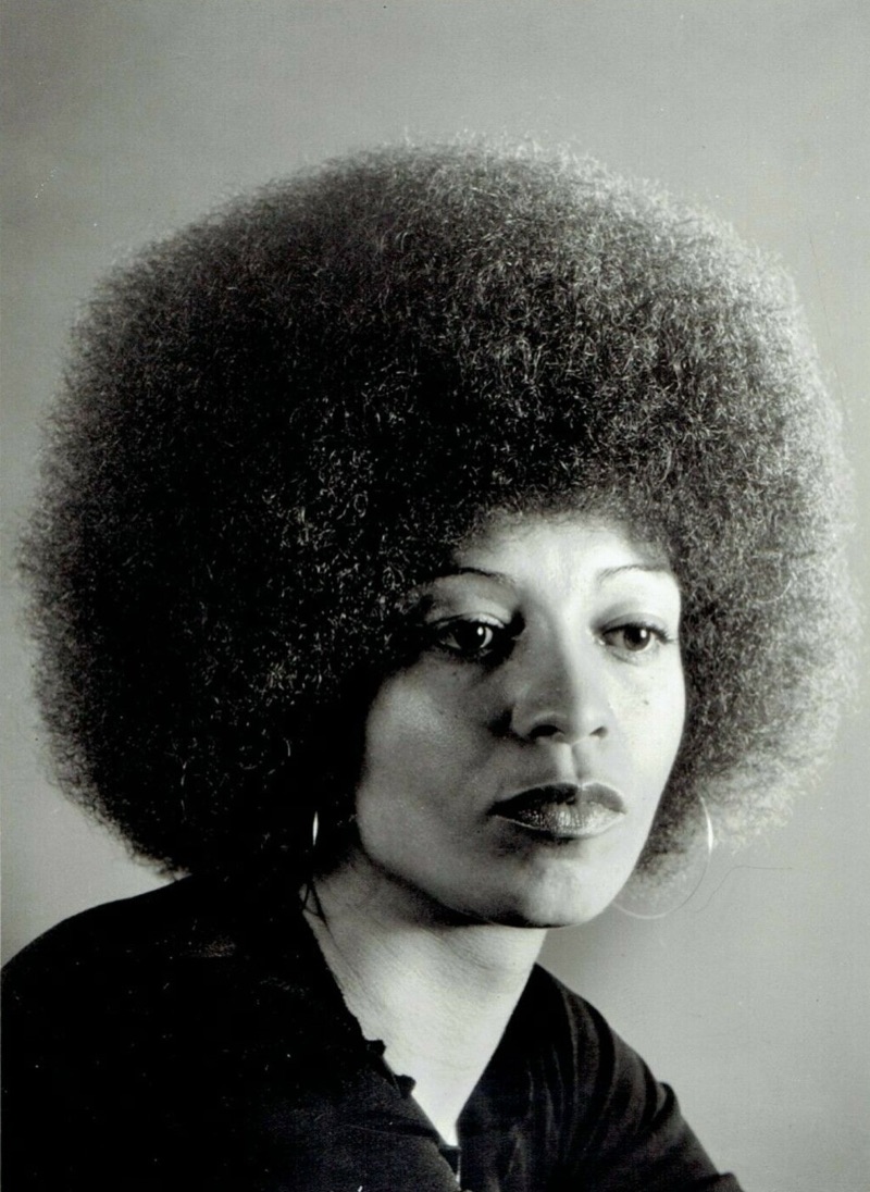 Angela Davis photographed in 1974