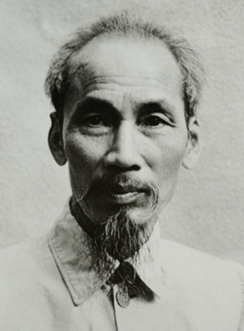 Ho Chi Minh photographed in 1946