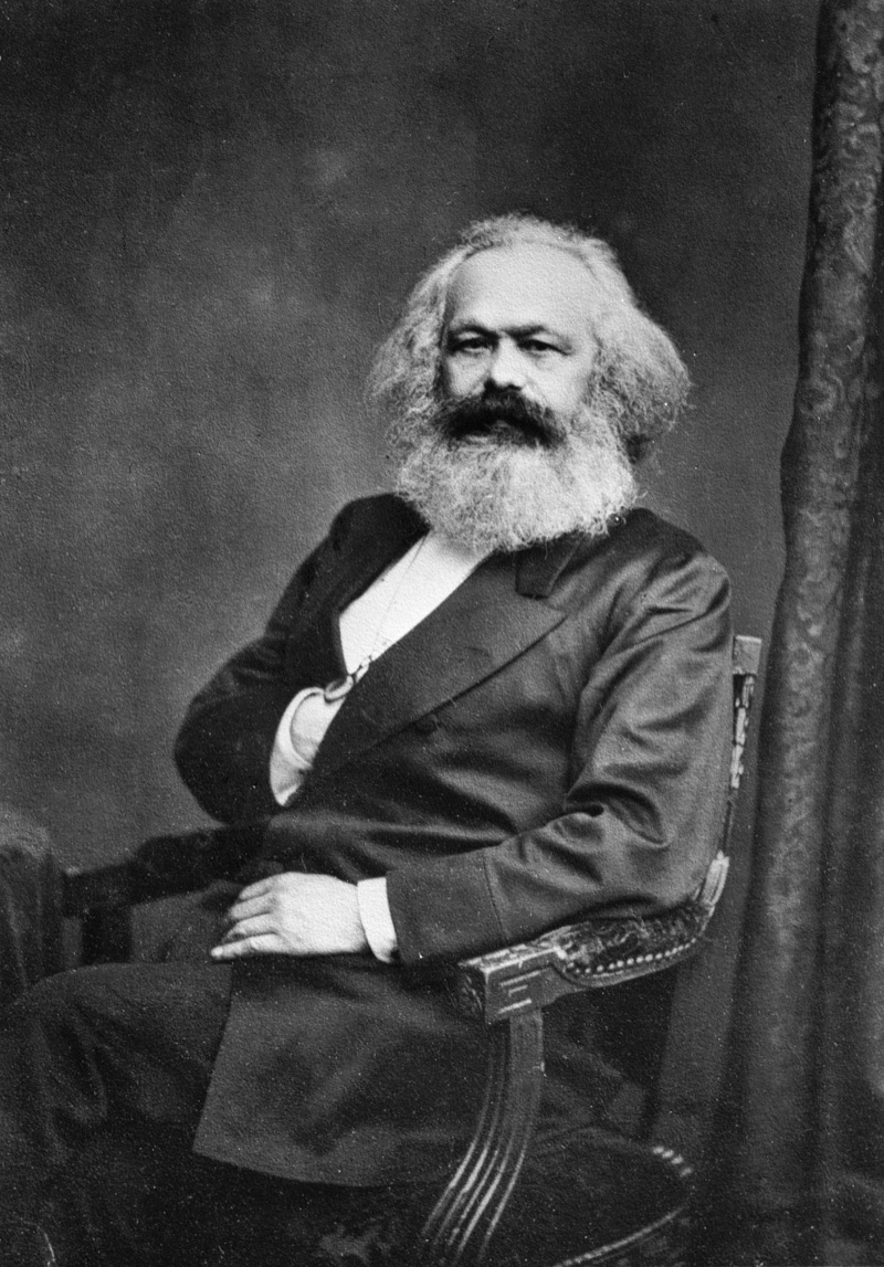 Karl Marx, photographed in 1875 by John Mayall